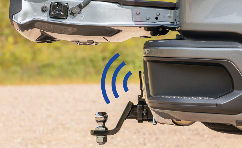 Close view of installed Chevy Multi-Flex/GMC MultiPro tailgate