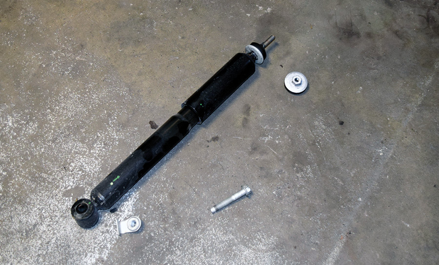 Step 2: Remove Shocks & Replace Springs car shock