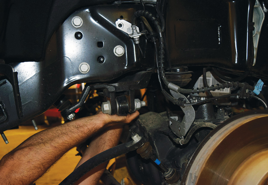 Step 3: Replace Track Bar Mounting Brackets car brackets