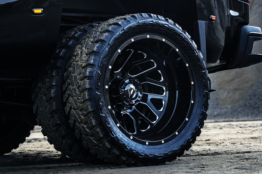 Tires on a truck