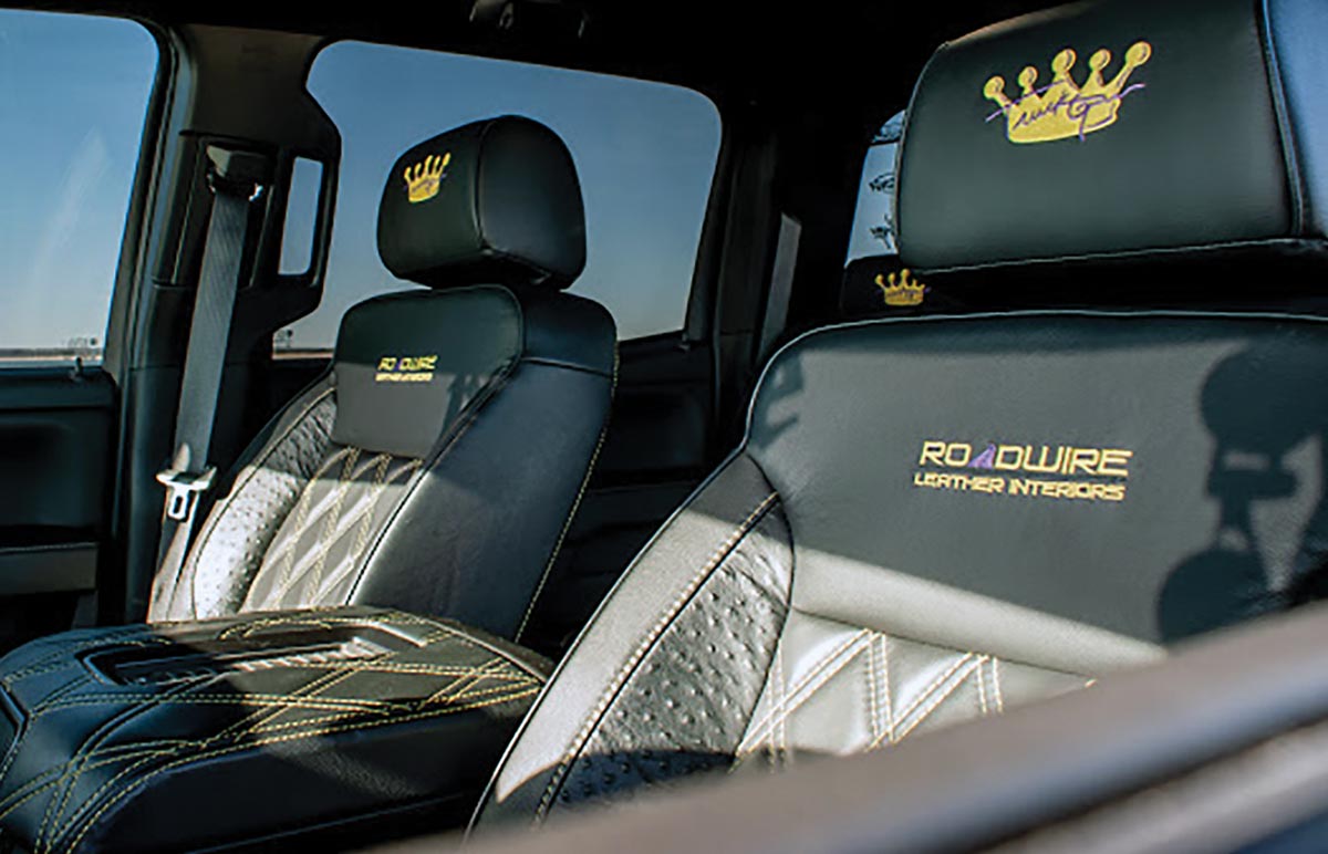 Interior view of seats