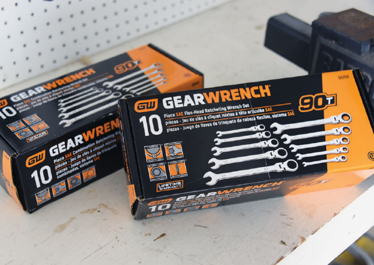 Gearwrench Orange and Black boxes