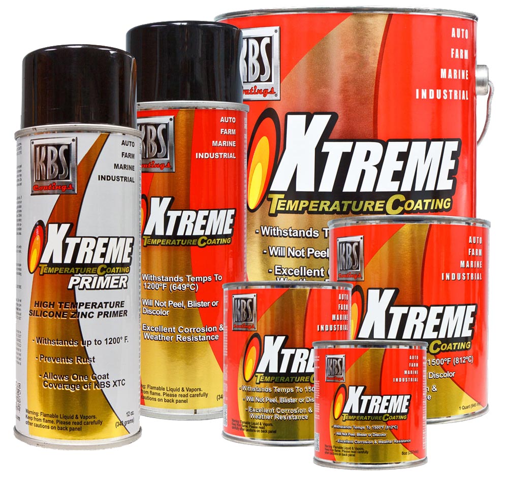 KBS Coatings' line of XTC Silicone Zinc Primer and XTC Xtreme Temperature Coating