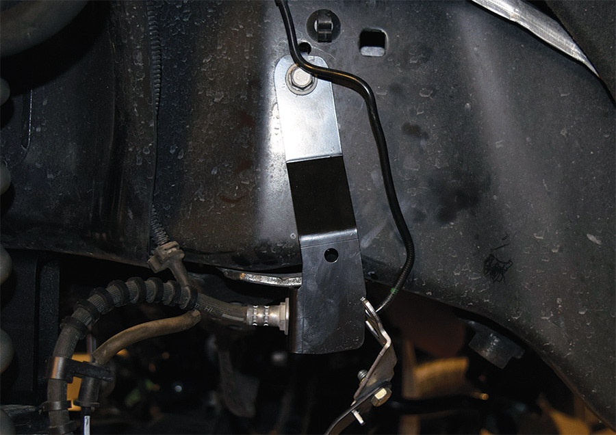 new brake line mounting brackets