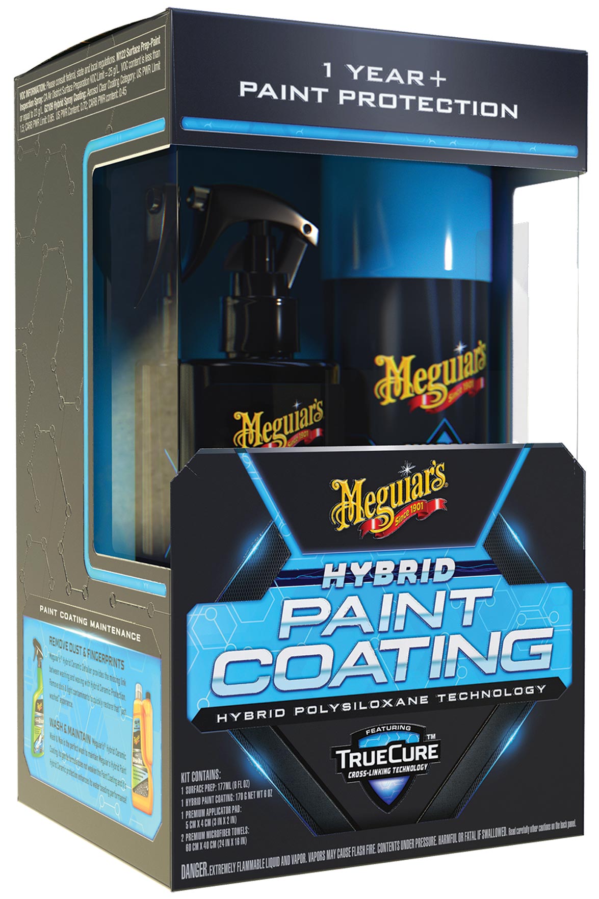 a box of Meguiar’s Hybrid Paint Coating Kit