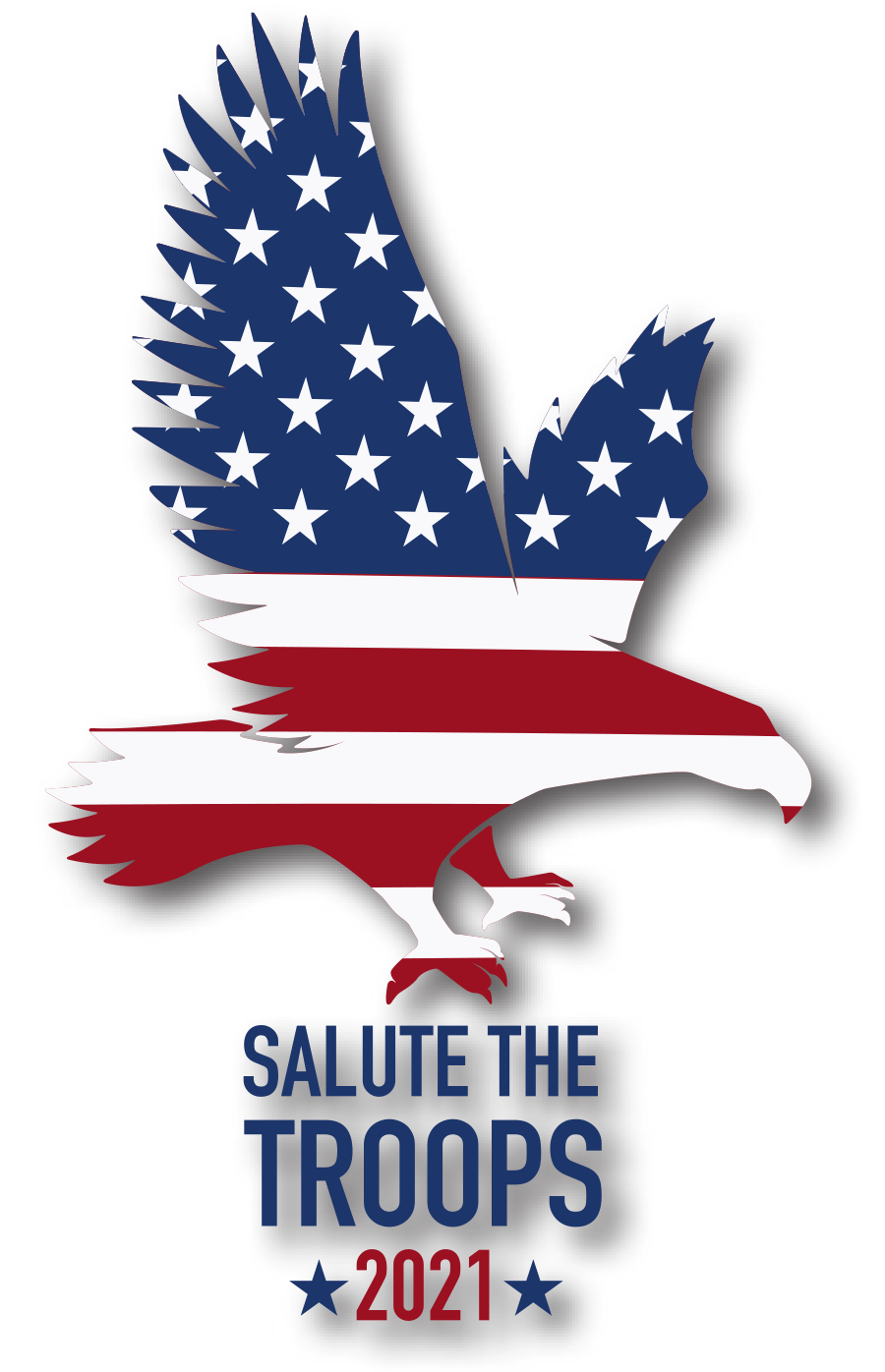 Salute The Troops 2021 eagle graphic