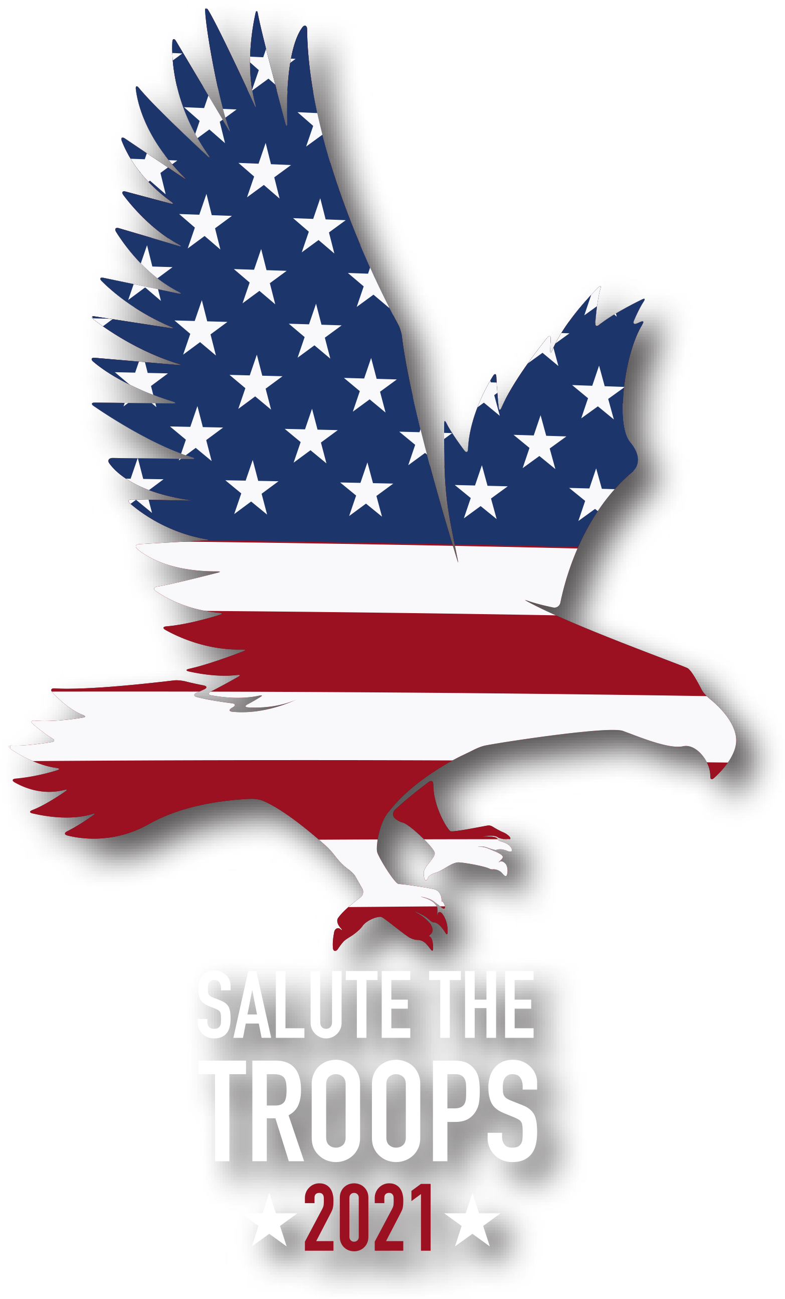 Salute the Troops 2021 eagle logo