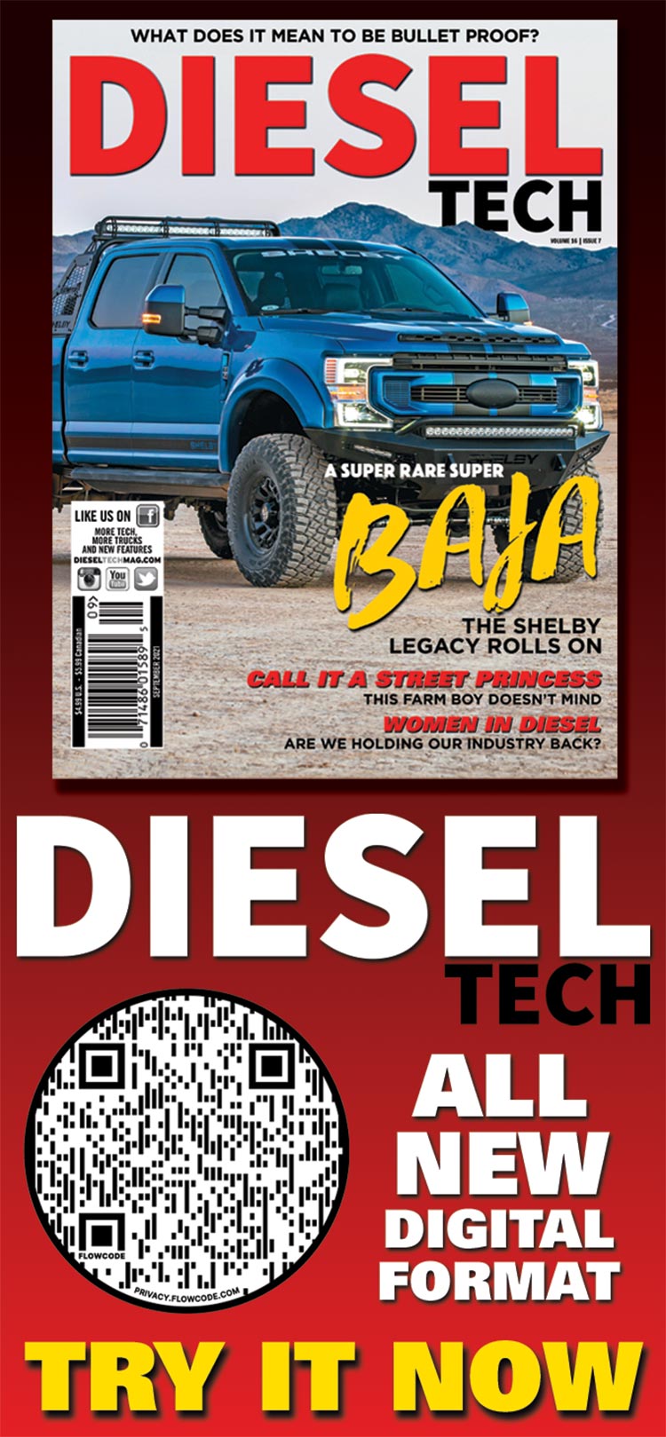 Diesel Tech Digital Format Advertisement