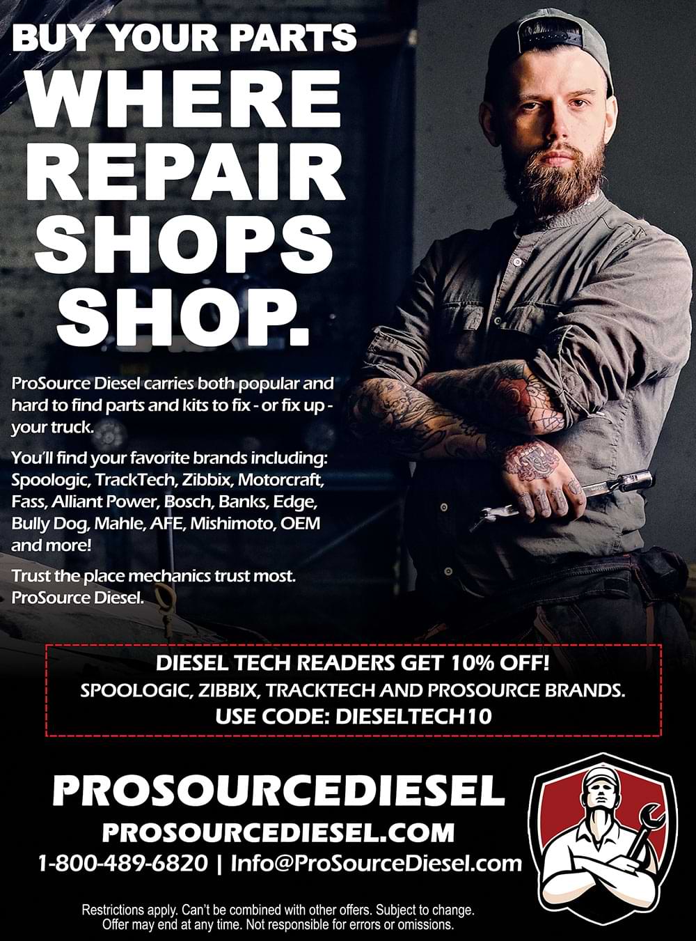 Pro Source Diesel Advertisement