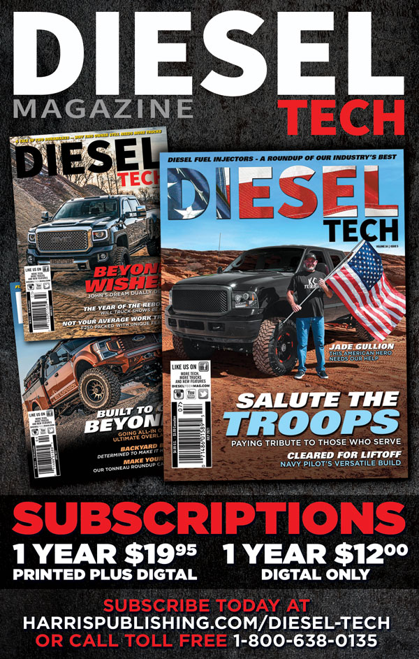 Diesel Tech Magazine Subscription Advertisement