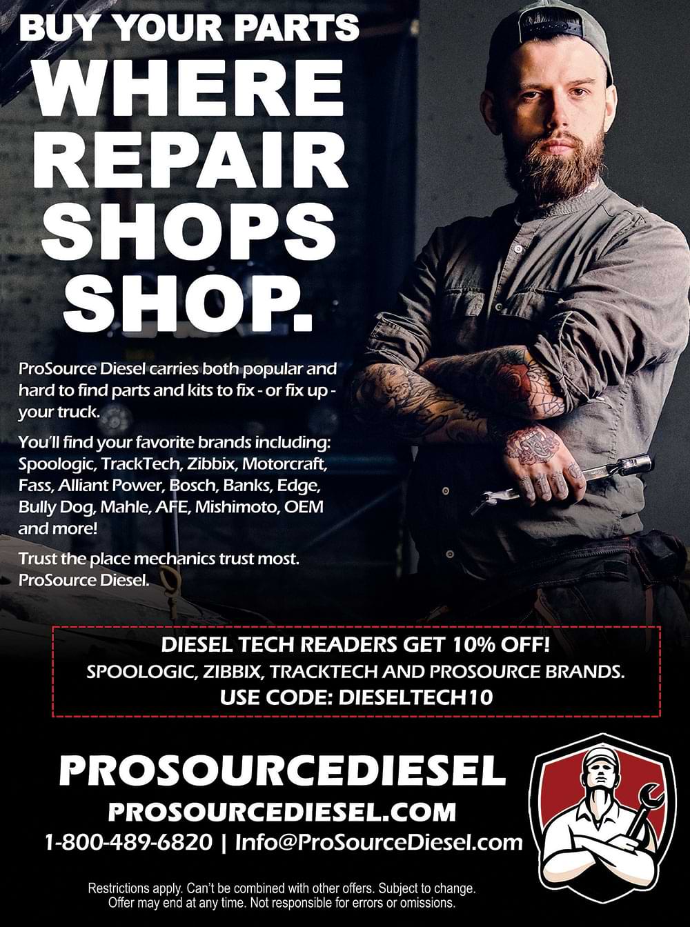 Pro Source Diesel Advertisement
