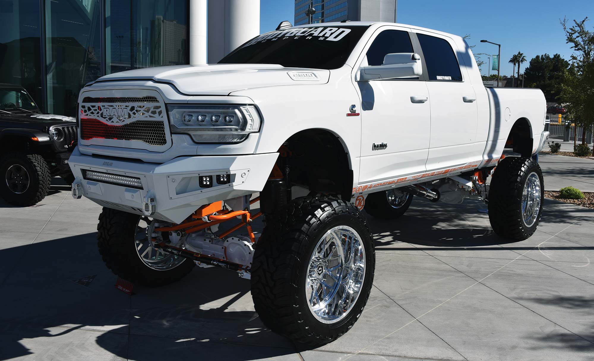 white truck