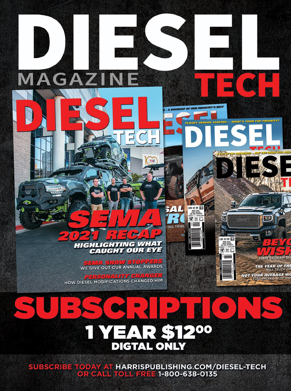 Diesel Tech Magazine Digital Subscriptions Advertisement