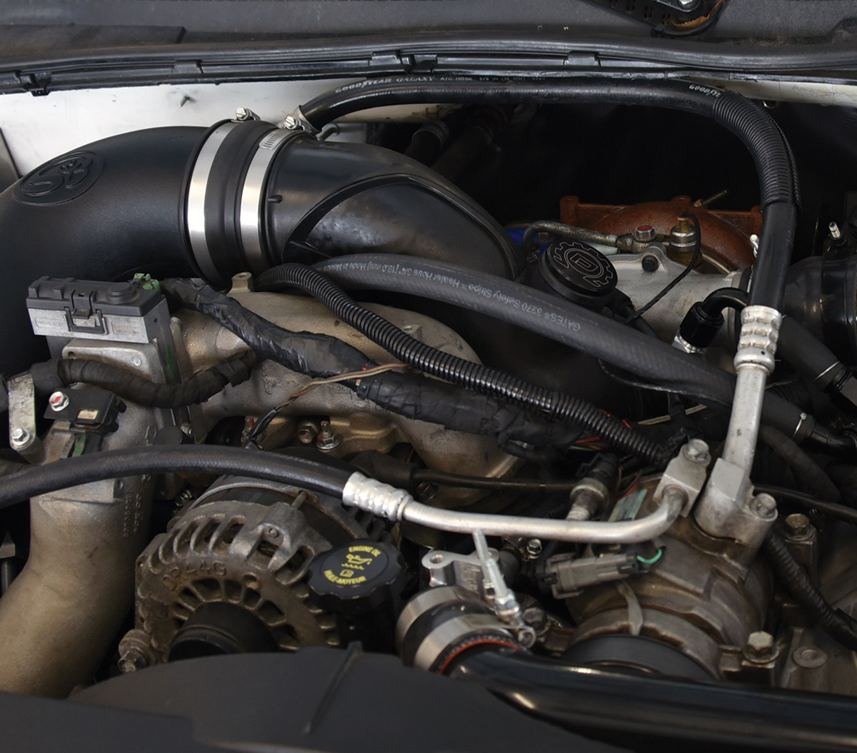 close up of Alligator Performance engine valves and pipes