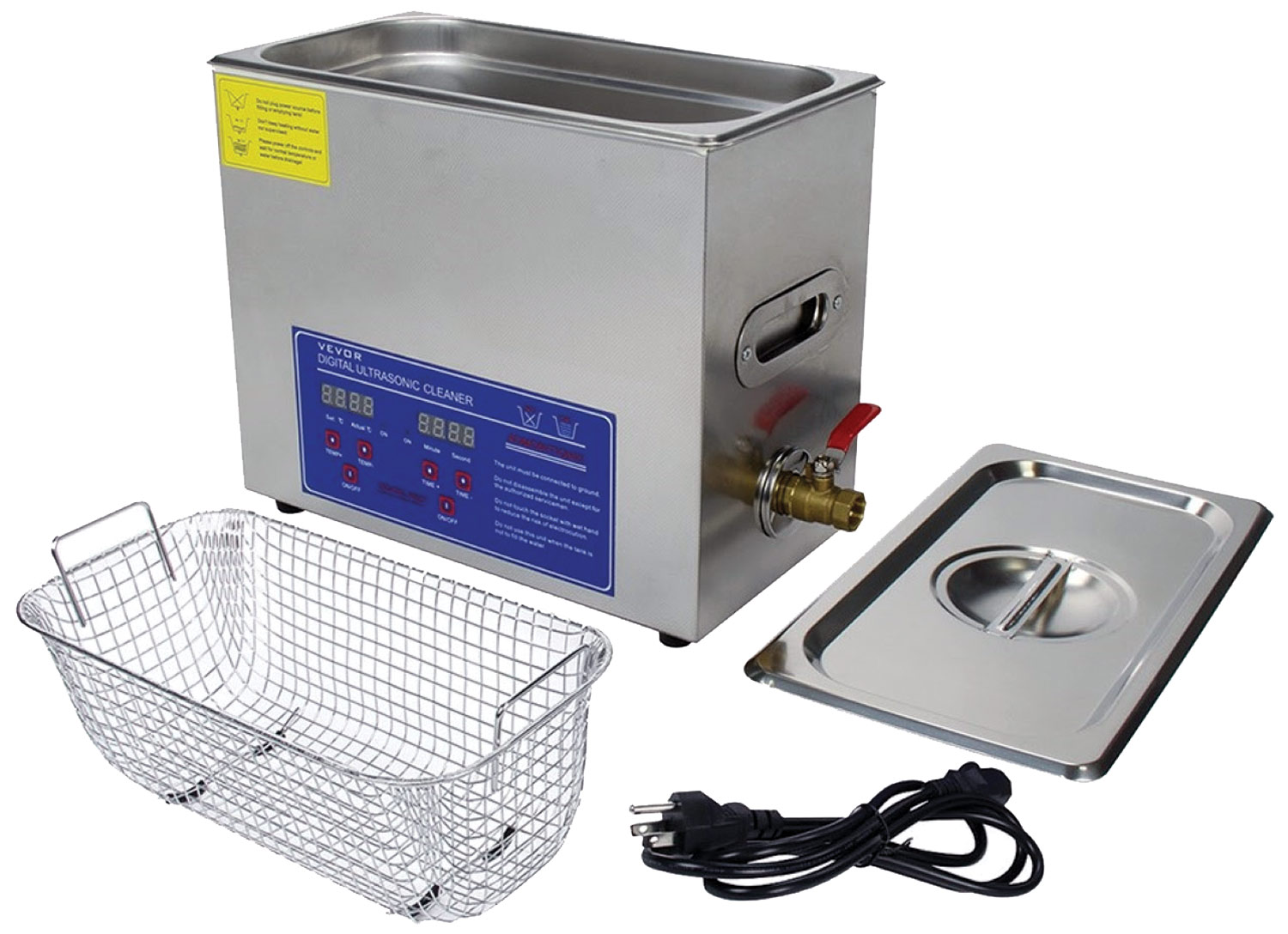 Allstar Performance Ultrasonic Cleaner parts on display