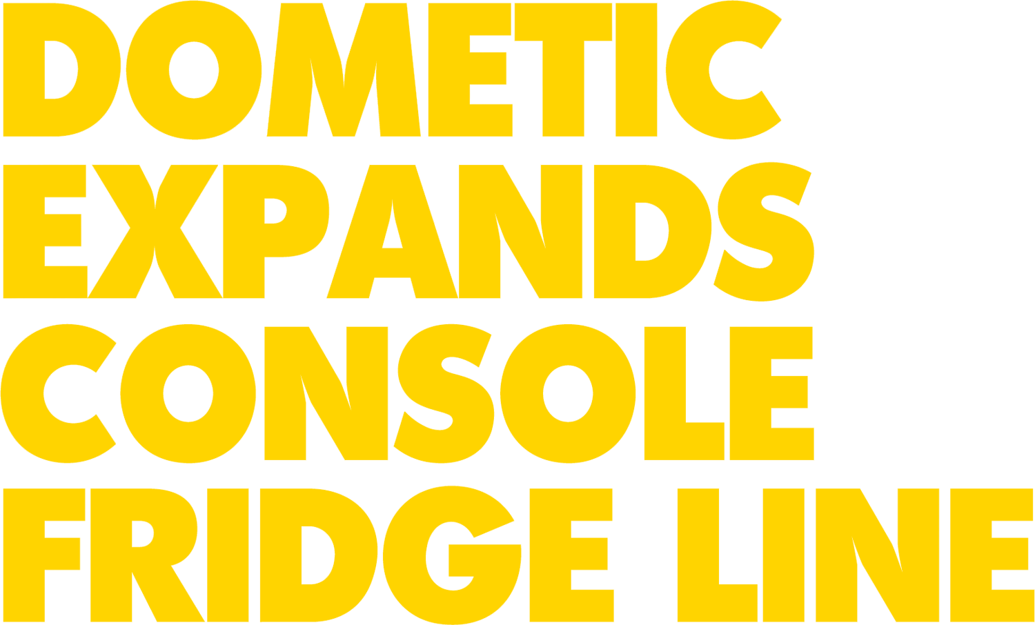 Dometic Expands Console Fridge Line title