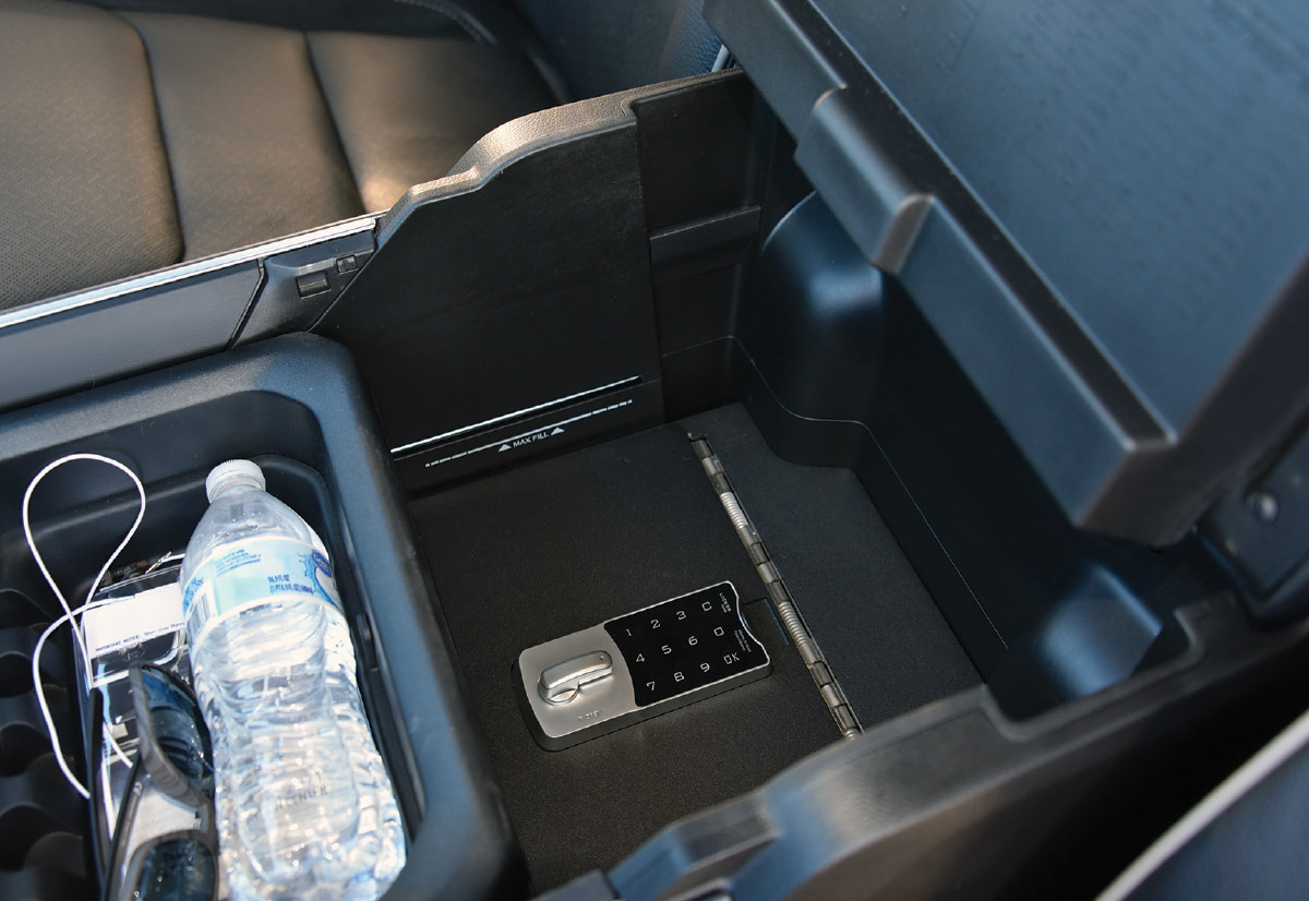 Dodge Ram's inside storage