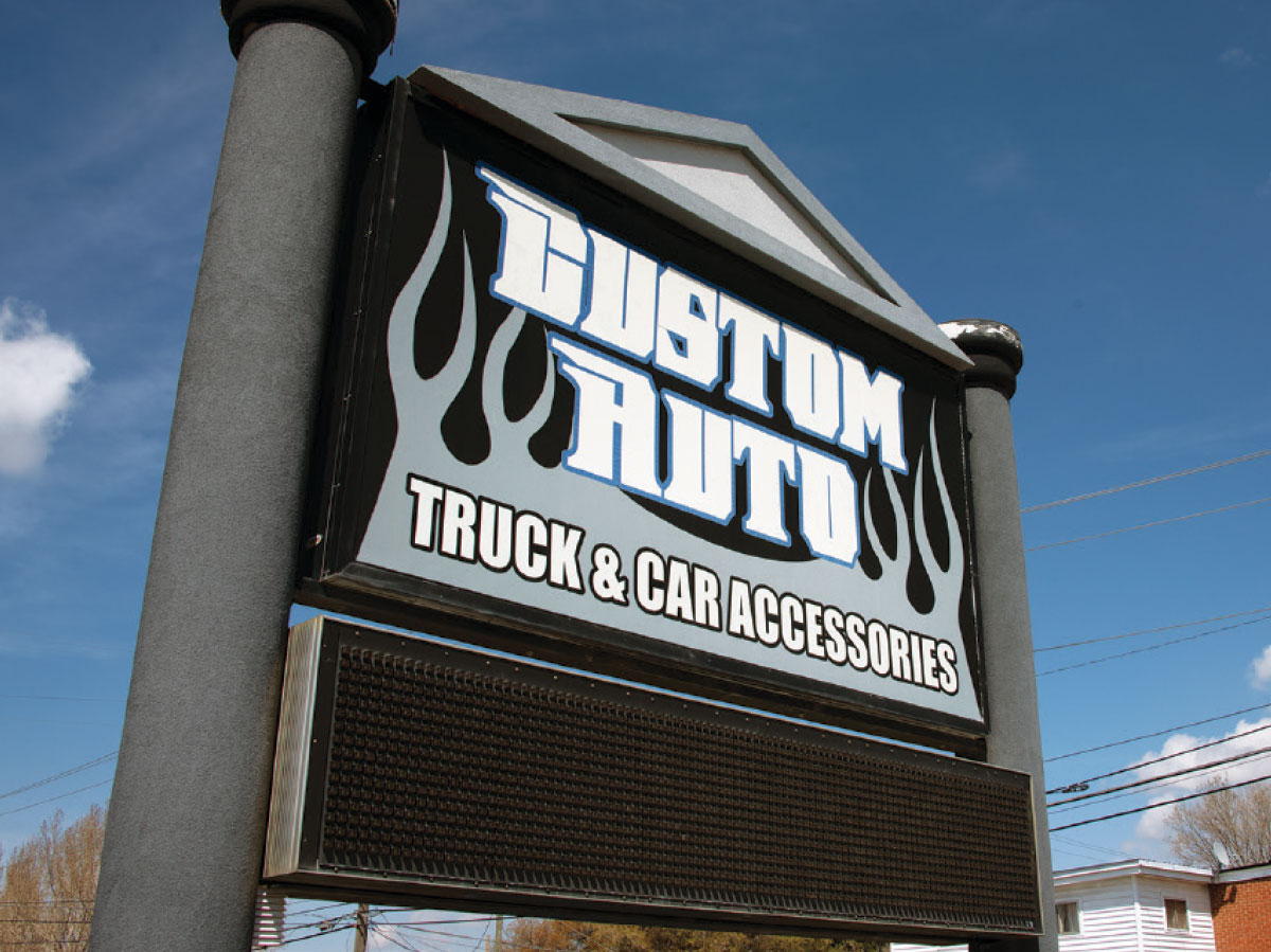 Custom Auto sign