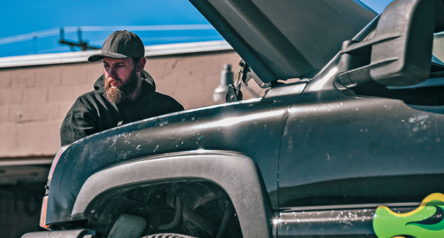 Man and Truck