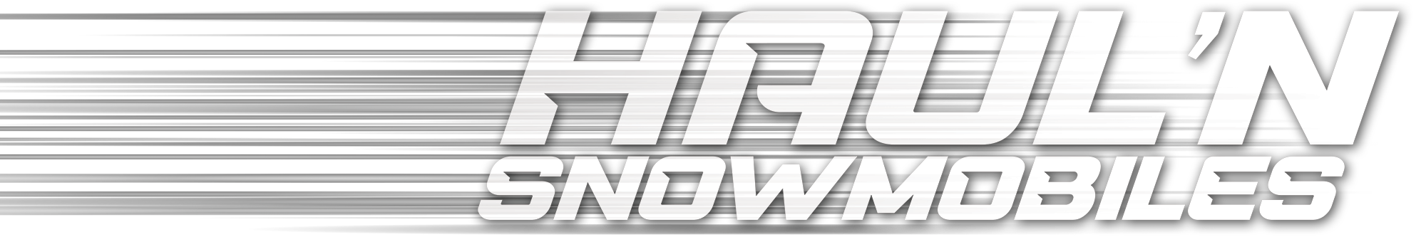 Haul'n Snowmobiles typography