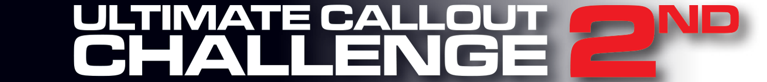 Ultimate Callout Challenge 2nd Place typography
