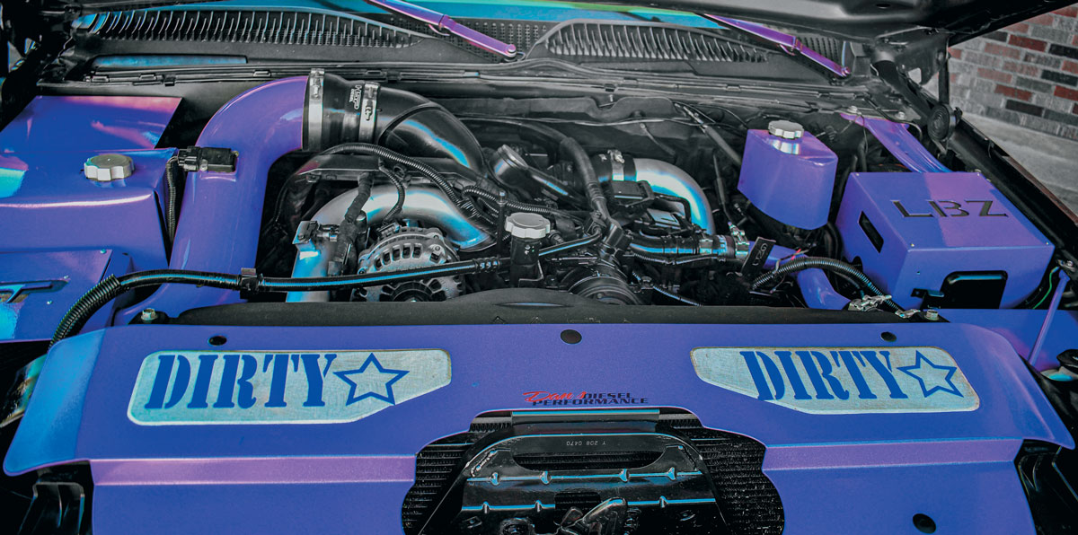 purple engine covers