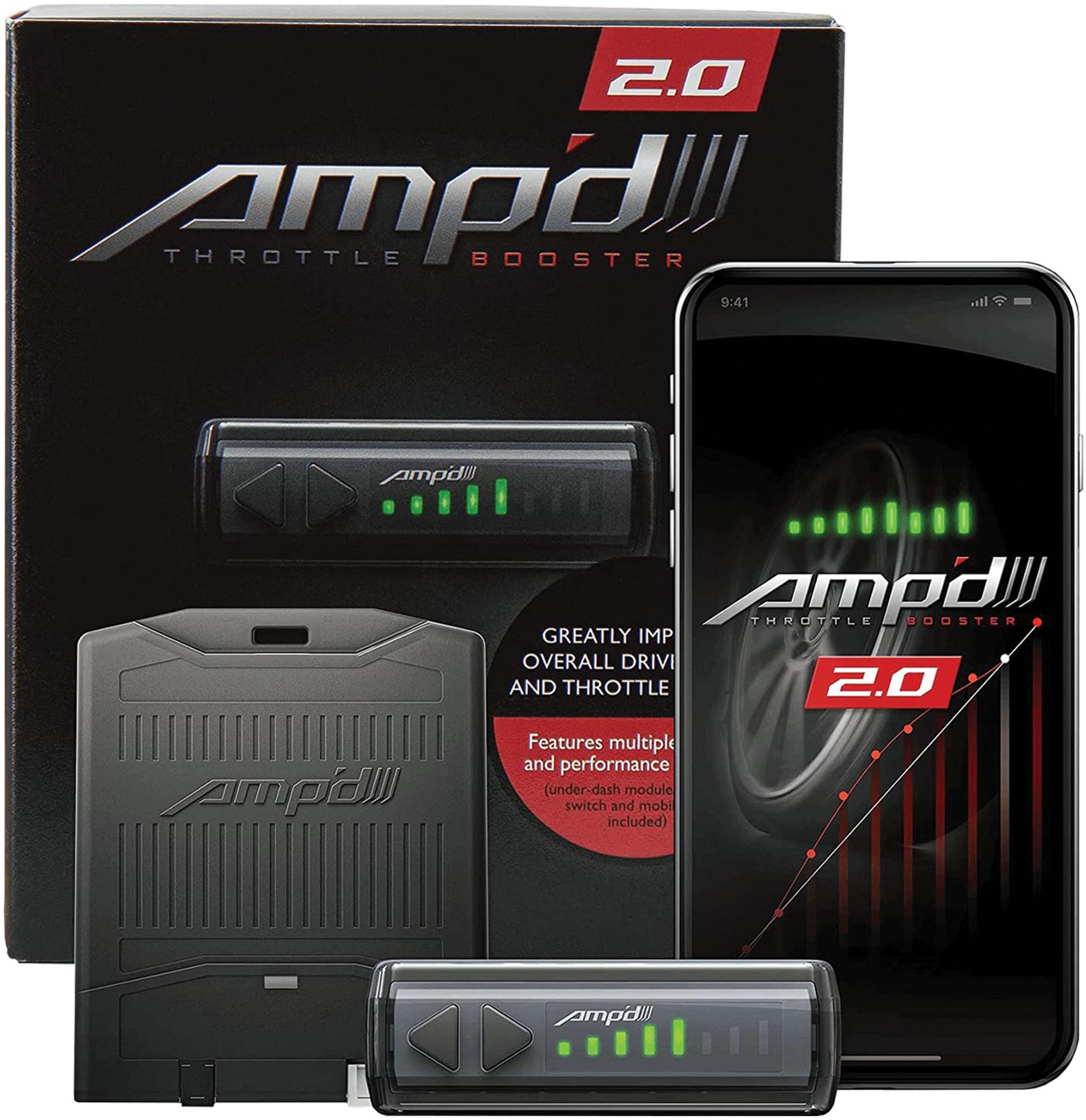 the AMP’D 2.0 throttle sensitivity booster