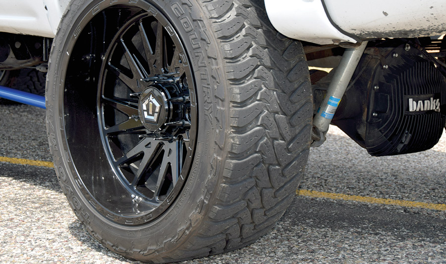 truck tire and rim