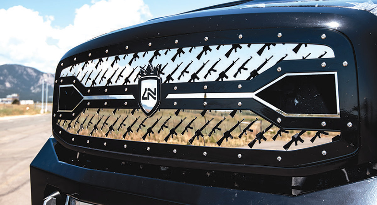 2007 RAM 3500's grille