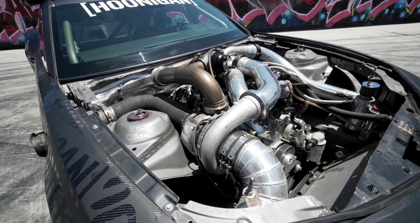 Completed engine build
