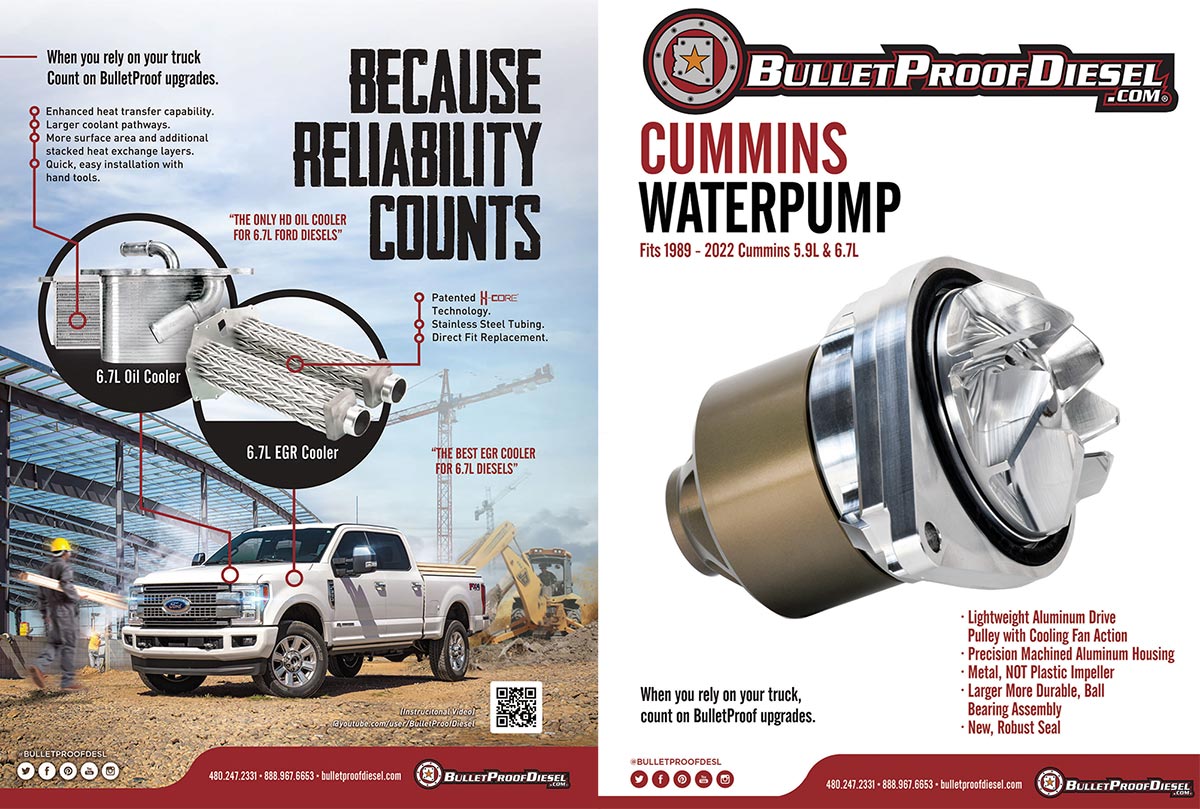 Bullet Proof Diesel Advertisement