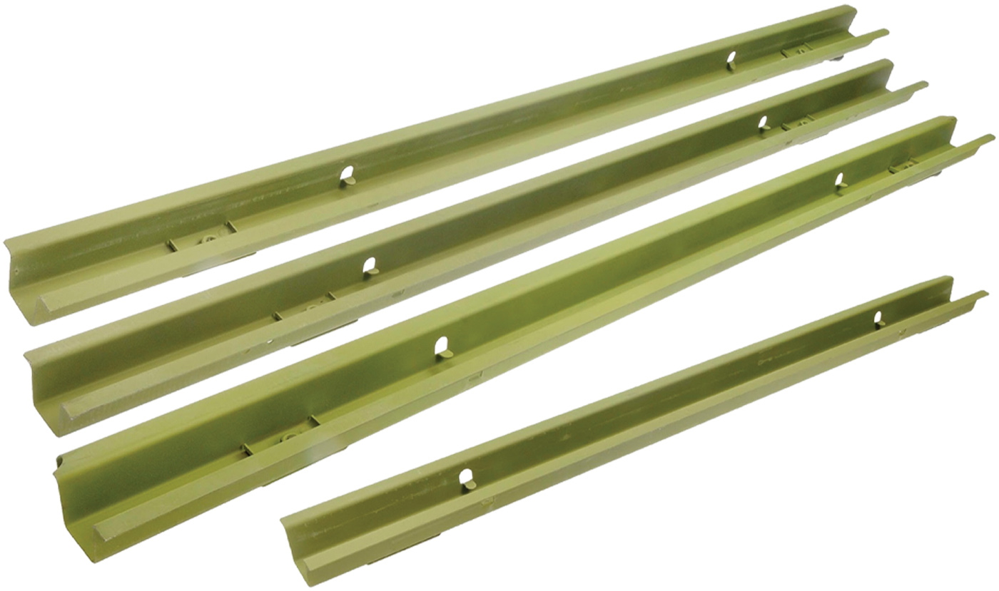 four weld-in Dorman Bed Floor Patch Panels